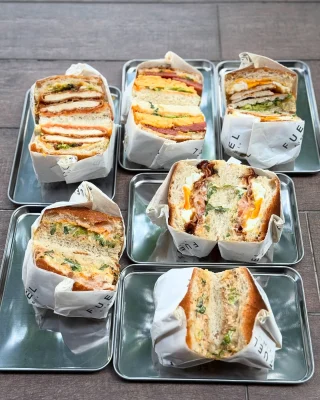 Image 14: Weekday Breakfast Deli Set – Now Available Until 11:30 AM! Start your mornings right with our all-new breakfast deli sets, featuring 6 delicious new sandwiches to choose from. Each set comes with a hot coffee or tea. Only from $11.90 ✨ 📍 Available for both dine-in and takeaway at Fuel X Terms and conditions apply.